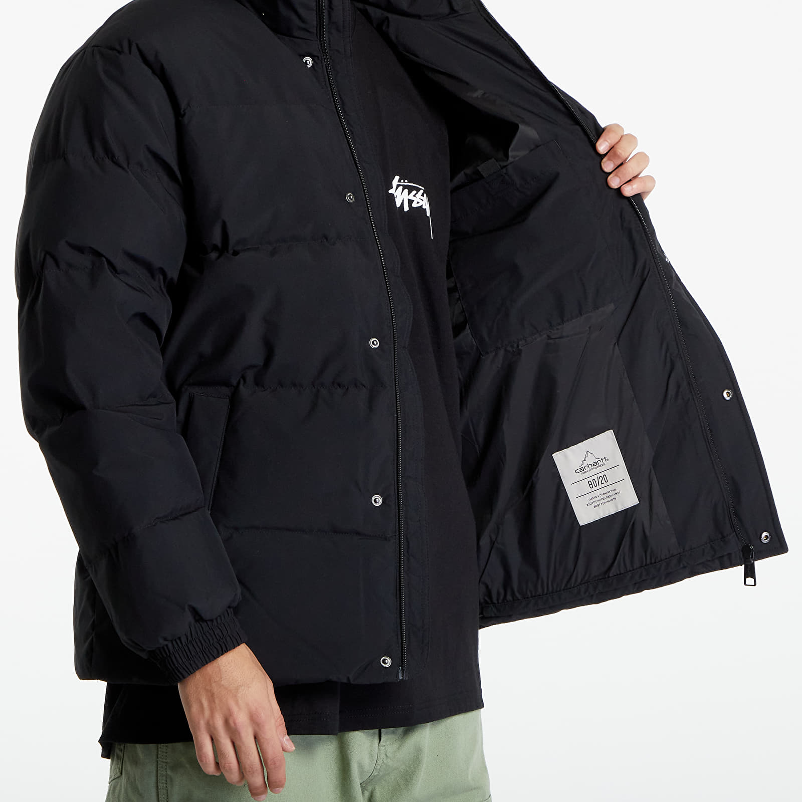 Bundy Carhartt WIP Danville Jacket Black/ White