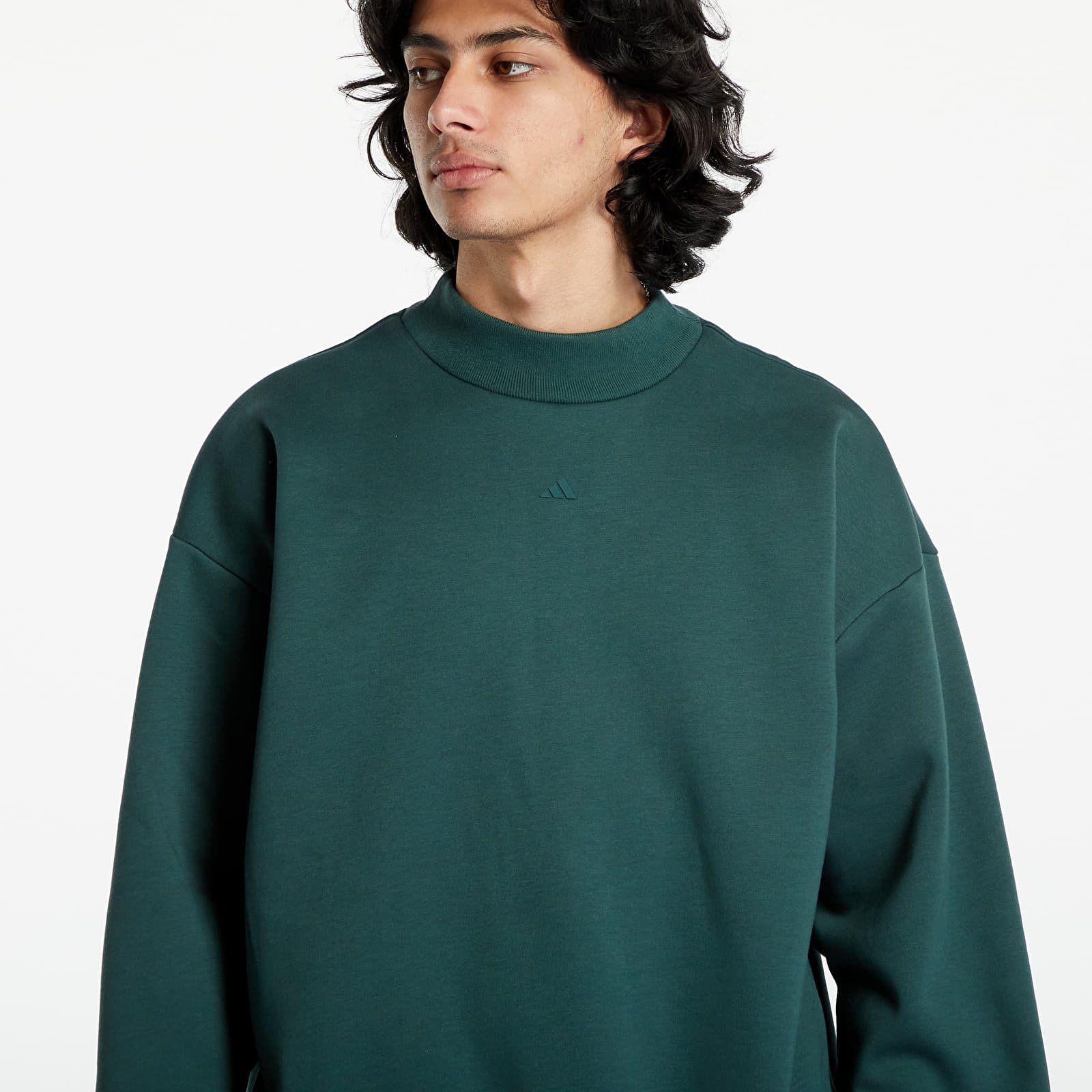 Hoodies and sweatshirts  adidas Basketball Crewneck Sweatshirt UNISEX Mineral Green