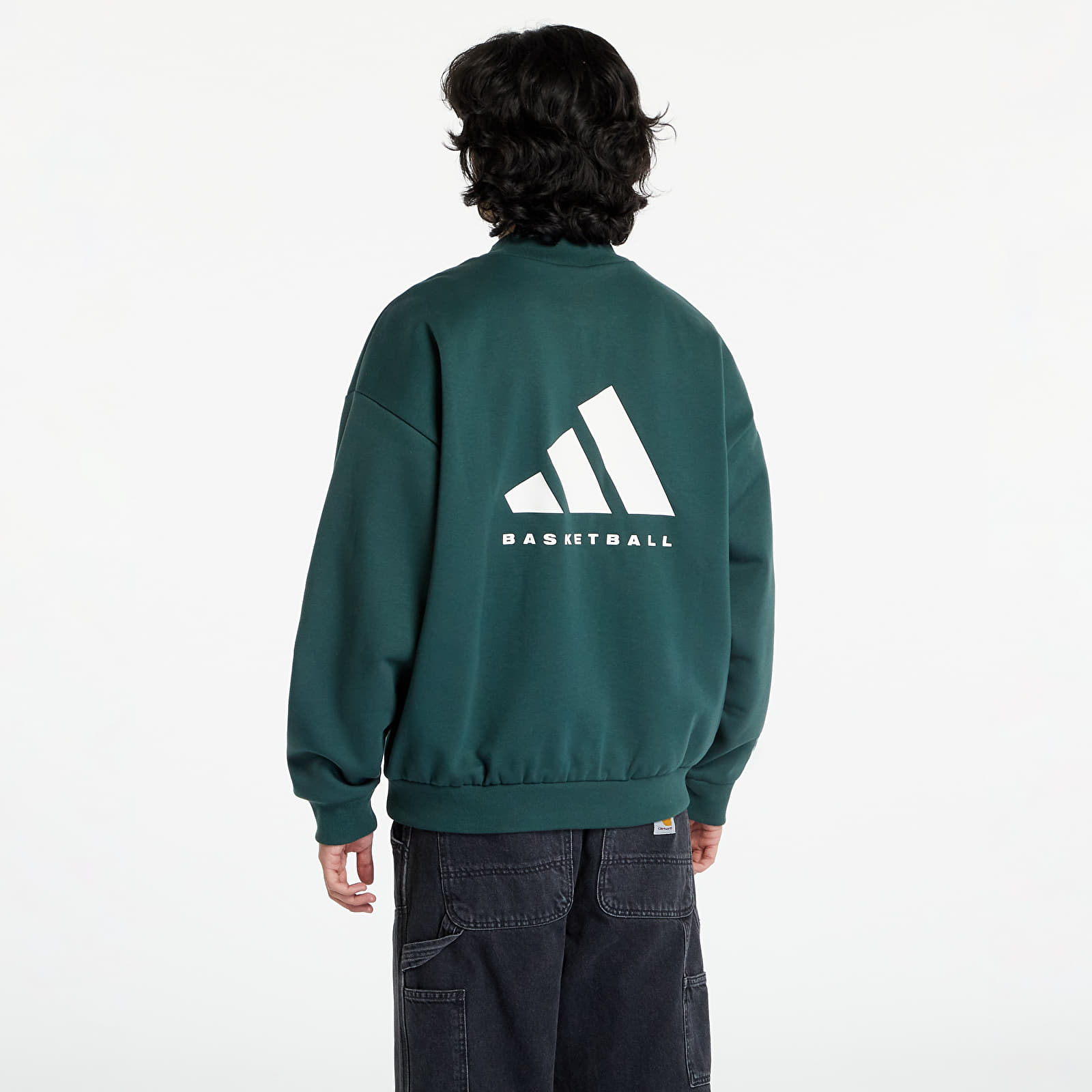 Hoodies and sweatshirts  adidas Basketball Crewneck Sweatshirt UNISEX Mineral Green