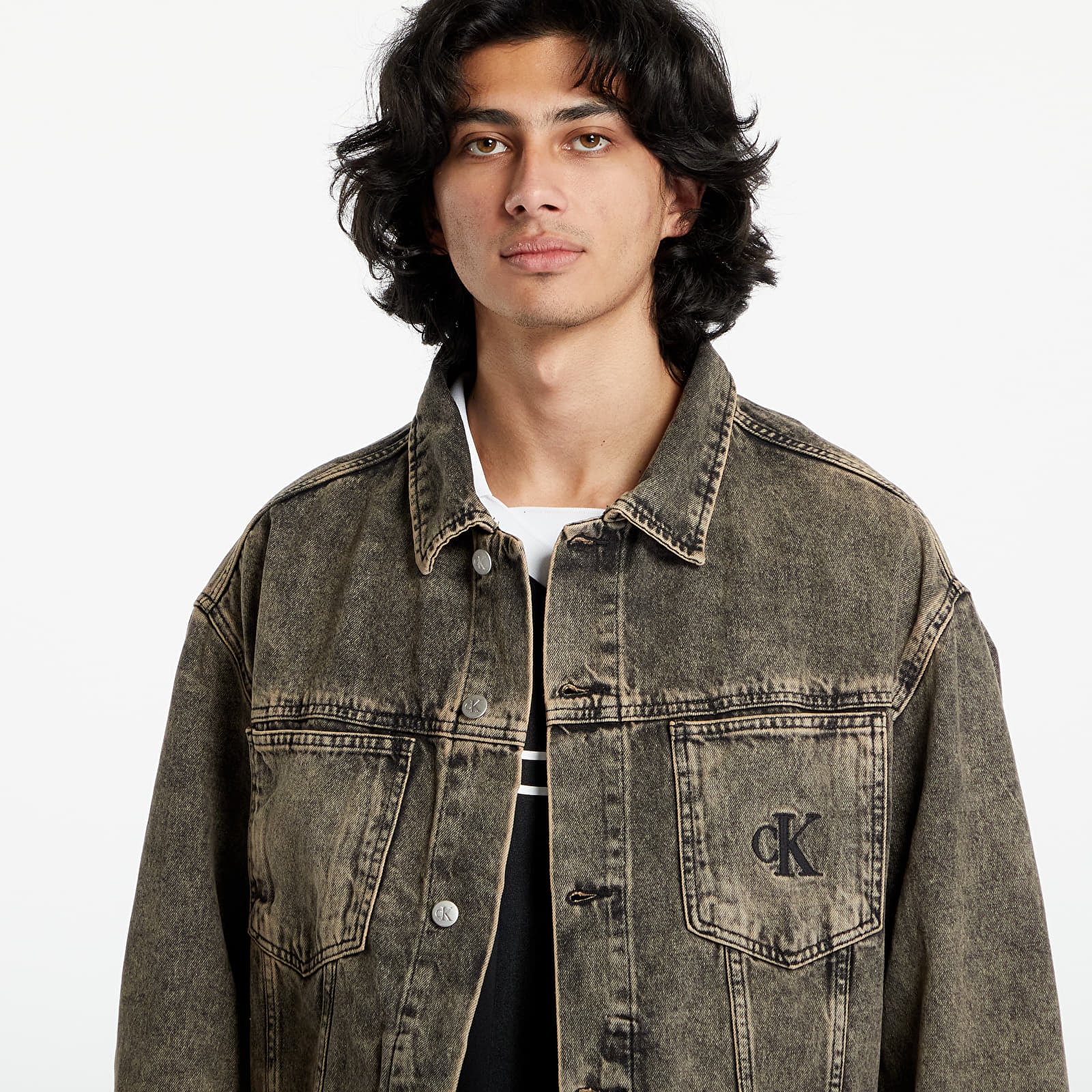 Giacche Calvin Klein Jeans Boxy Denim Jacket UNISEX Denim Medium