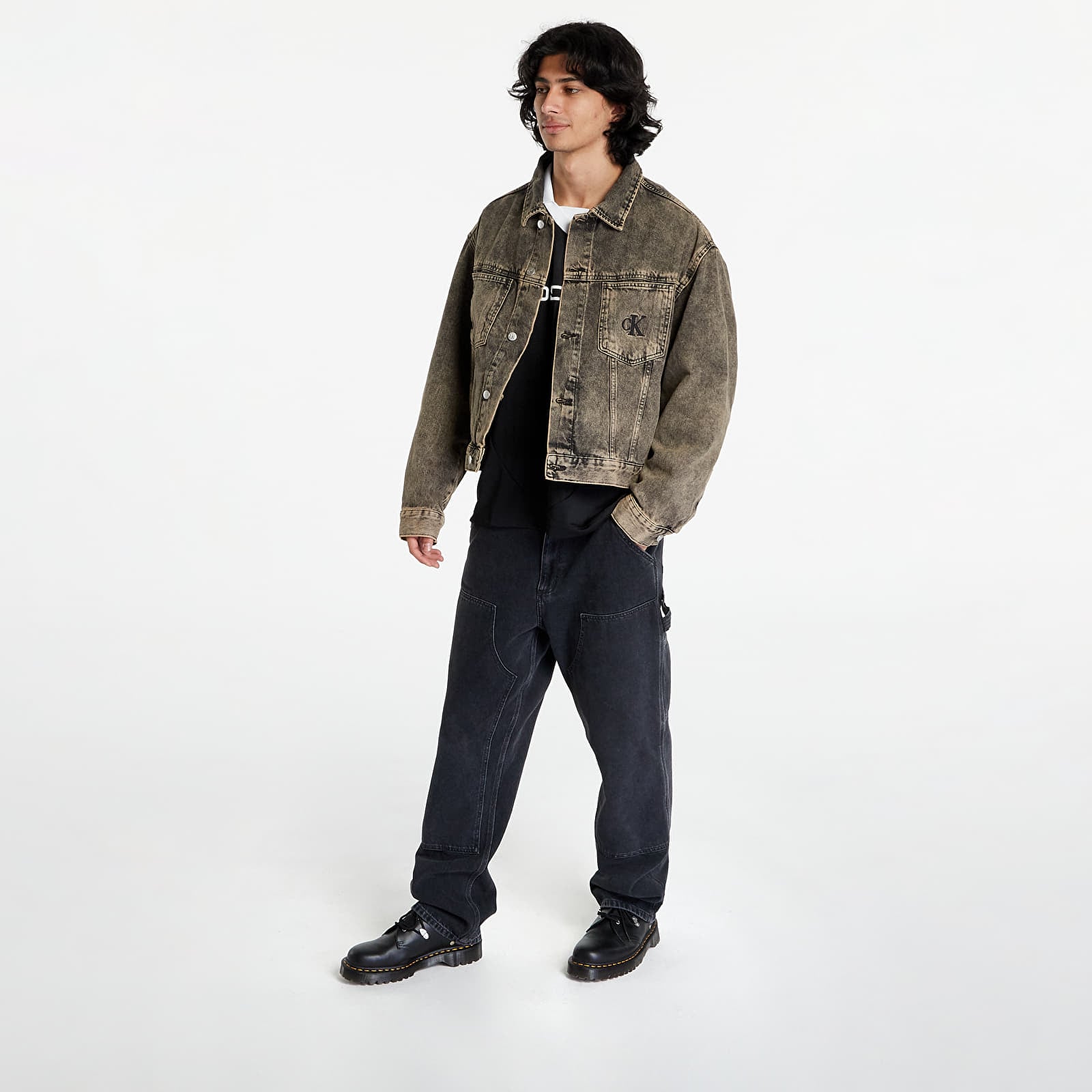 Giacche Calvin Klein Jeans Boxy Denim Jacket UNISEX Denim Medium