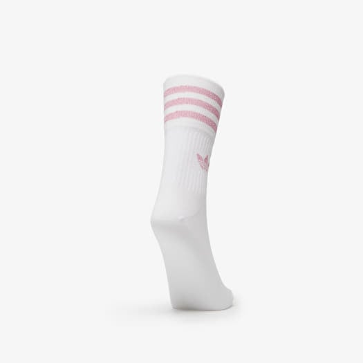 Adidas originals 2 pack socks white pink clearance