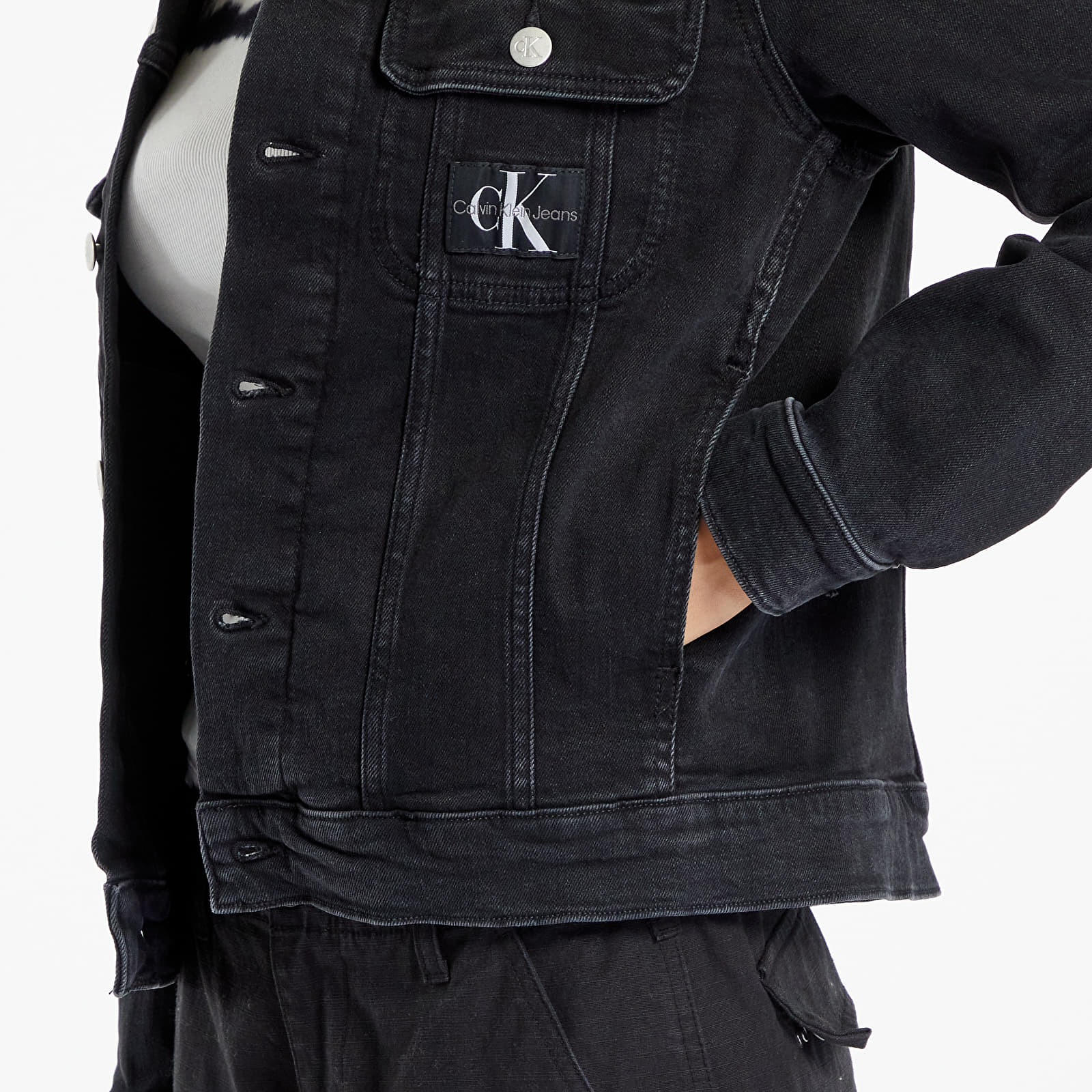 Chaquetas Calvin Klein Jeans Regular 90s Denim Jacket Denim Black