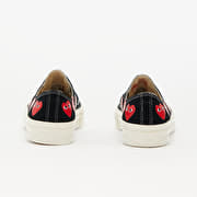 Men s shoes Converse x Comme des Garcons PLAY Chuck Taylor 70 OX Multi Heart Black Hi Risk Red Egret Footshop