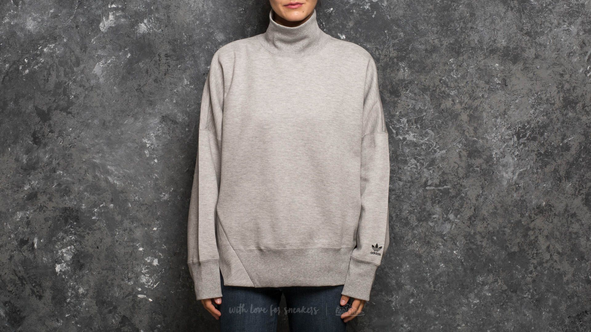 Sweatjacken und Sweatshirts adidas Sweatshirt Medium Grey Heather