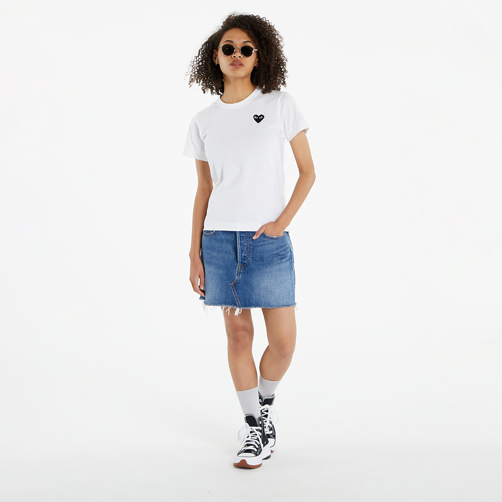 T-shirts Comme des Garçons PLAY Tee White
