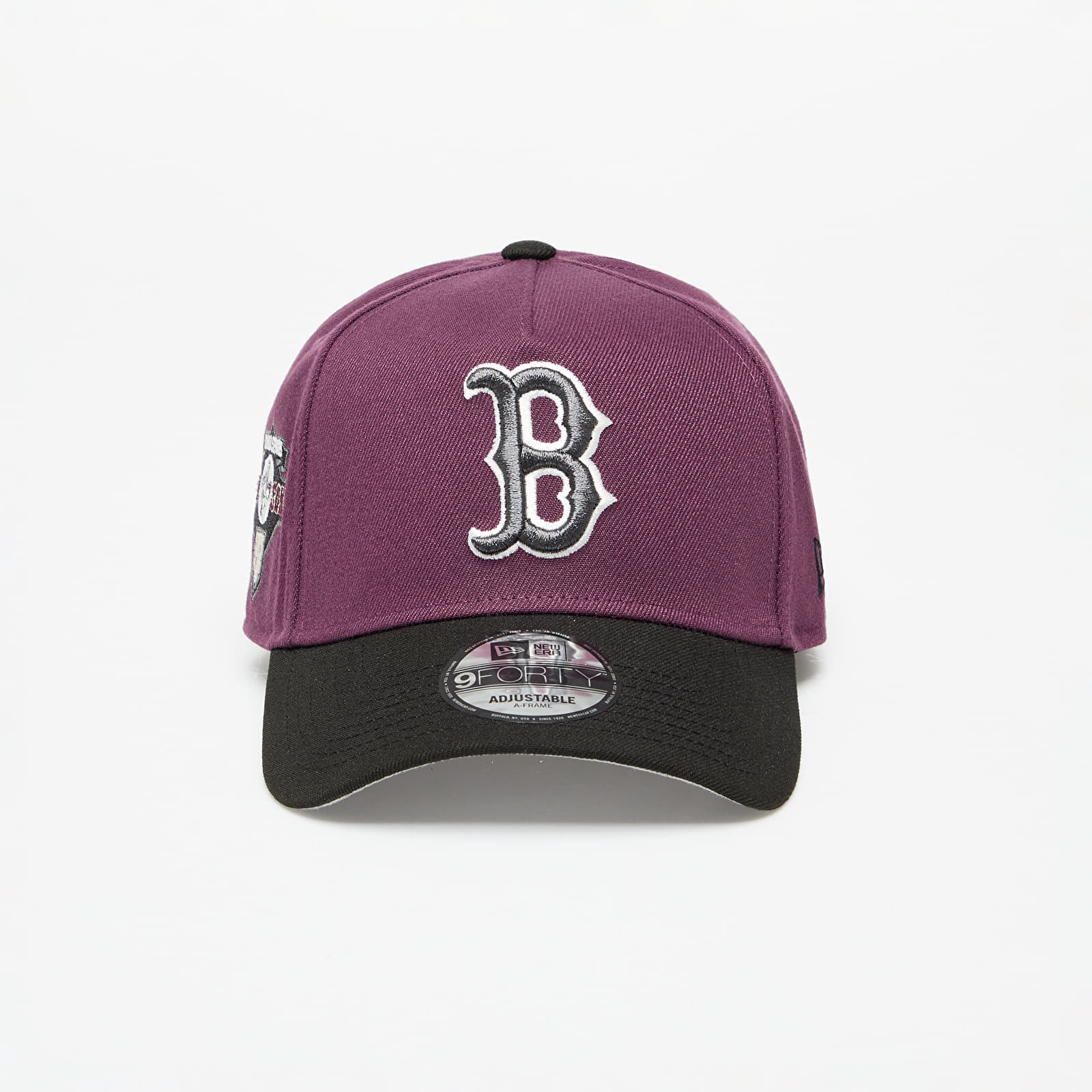 Kape New Era Boston Red Sox Two-Tone A-Frame 9FORTY Adjustable Cap Dark Purple