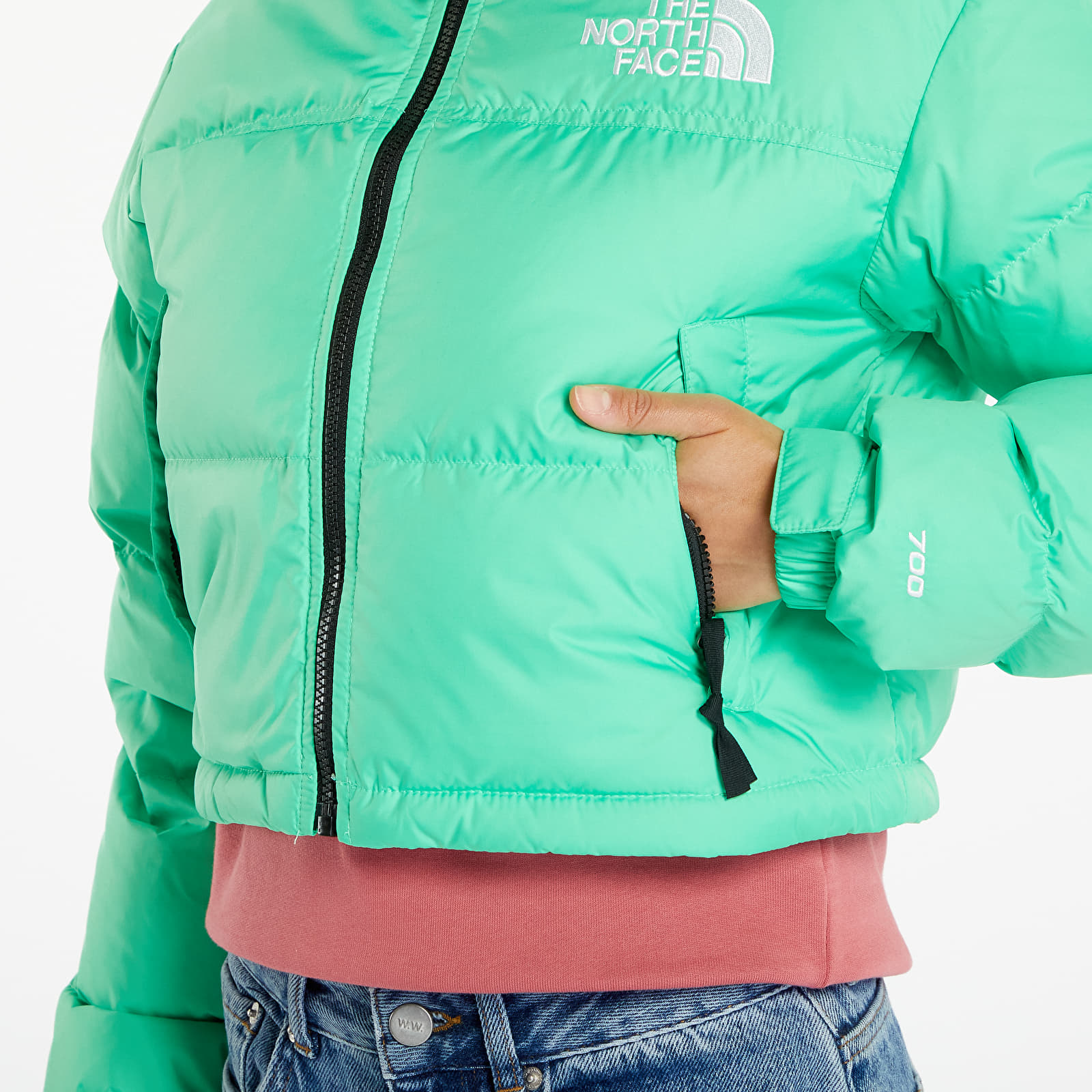 Τζακετ και παλτά The North Face Nuptse Short Jacket Chlorophyll Green