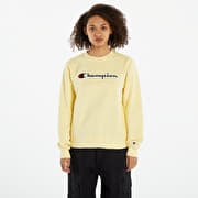 Yellow champion crewneck sweatshirt shop