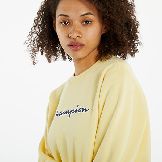 Champion sweatshirt hotsell womens yellow