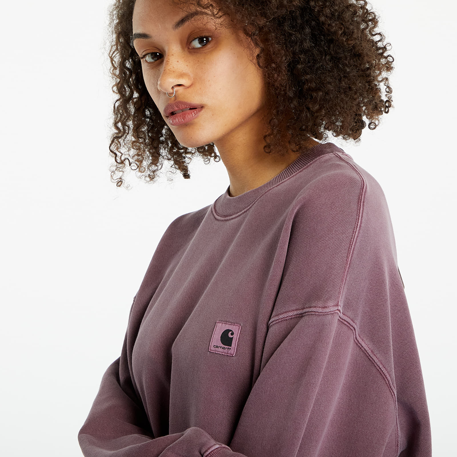 Mikiny Carhartt WIP W Nelson Sweat Purple