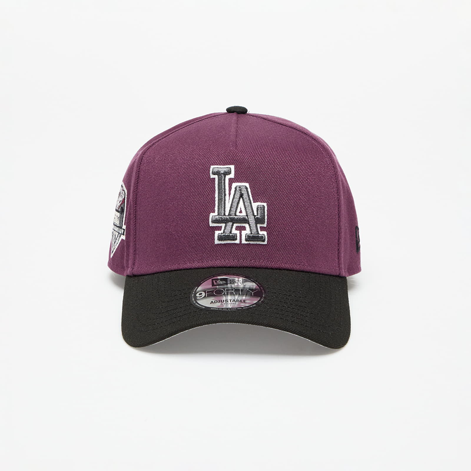 Caps New Era Los Angeles Dodgers 9FORTY Two-Tone A-Frame Adjustable Cap Dark Purple