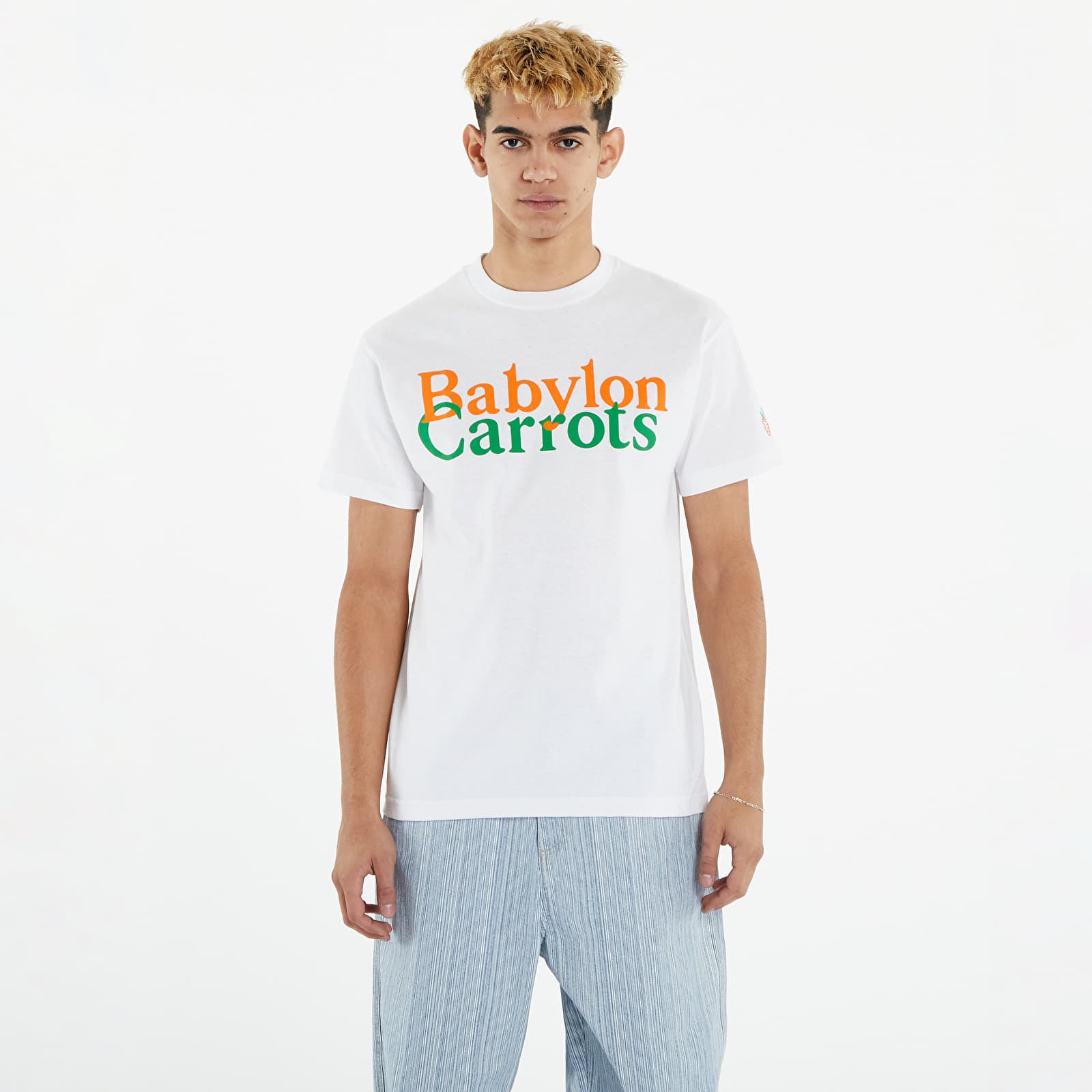 Tričká Carrots x Babylon Stacked Logo Tee White