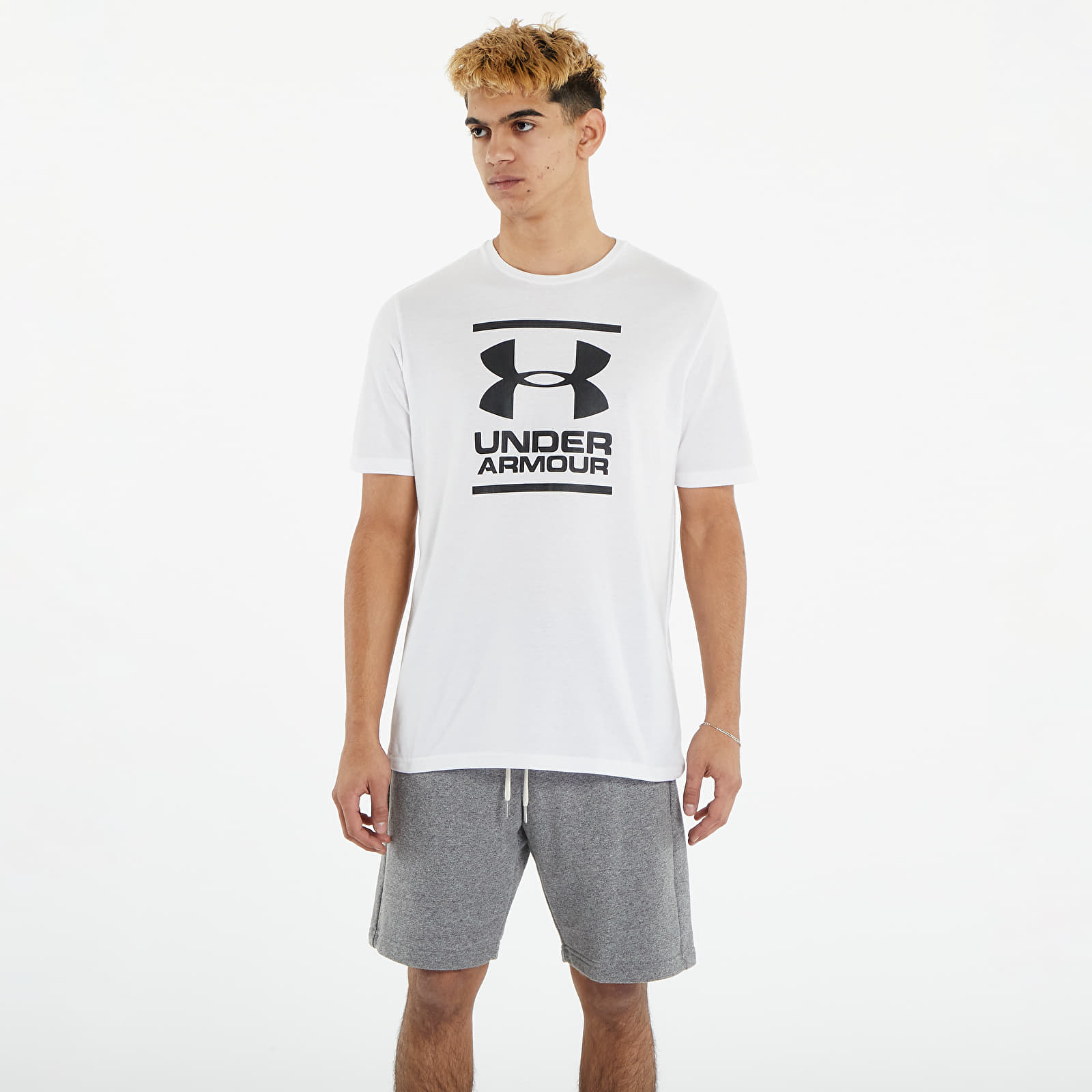 T-shirts Under Armour Gl Foundation SS T White/ Black