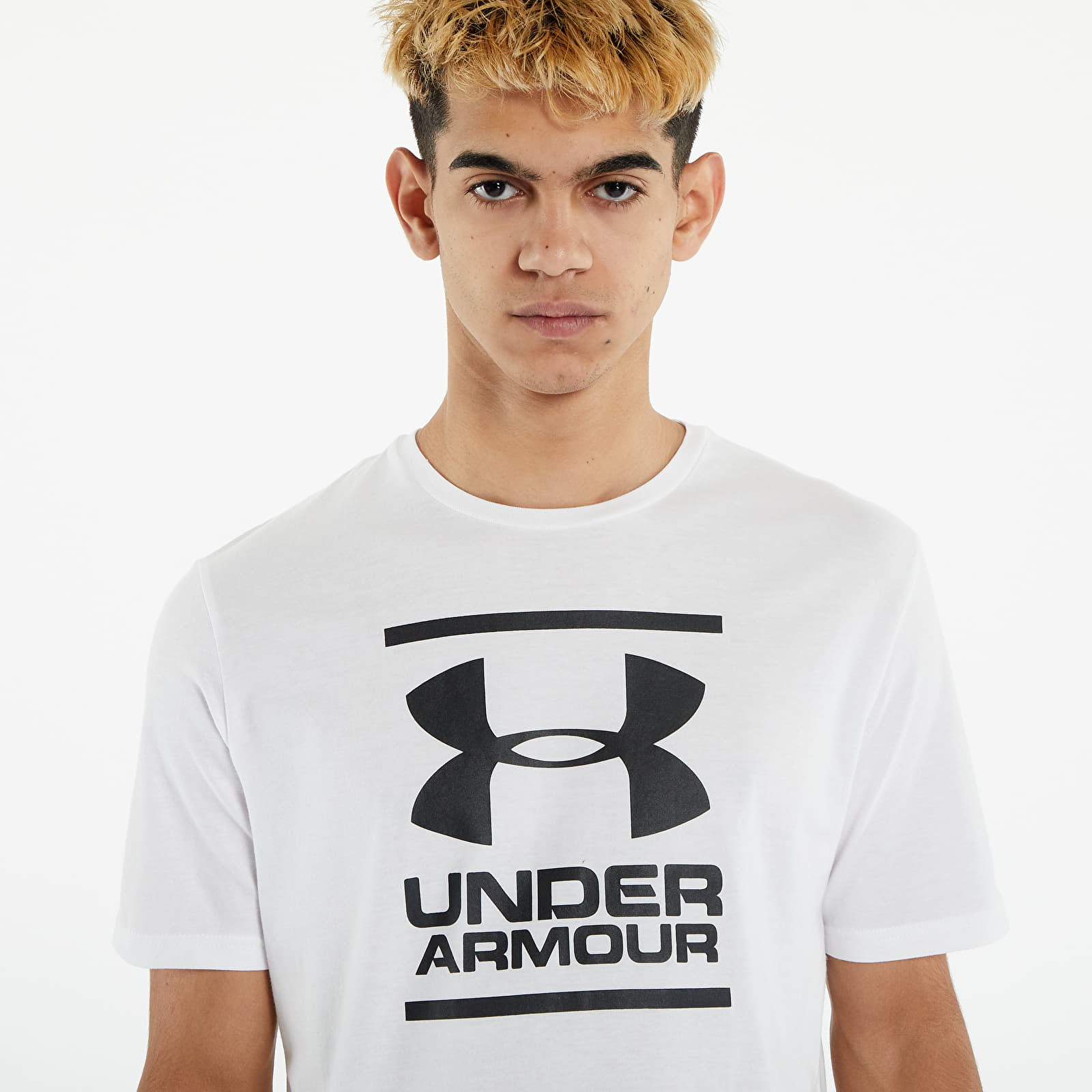 Tričká Under Armour Gl Foundation SS T White/ Black
