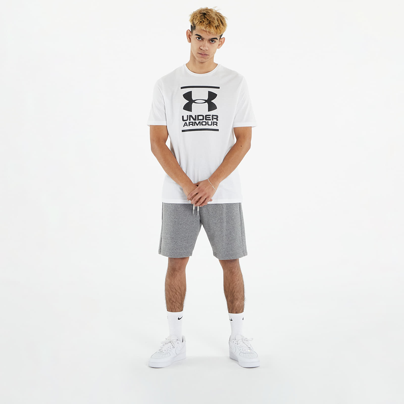 Tričká Under Armour Gl Foundation SS T White/ Black