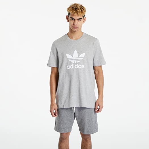 T-shirts adidas Trefoil Tee Medium Grey Heather Footshop