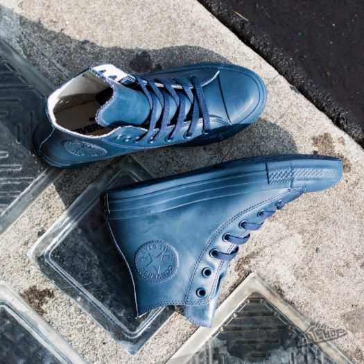 Converse navy shop rubber