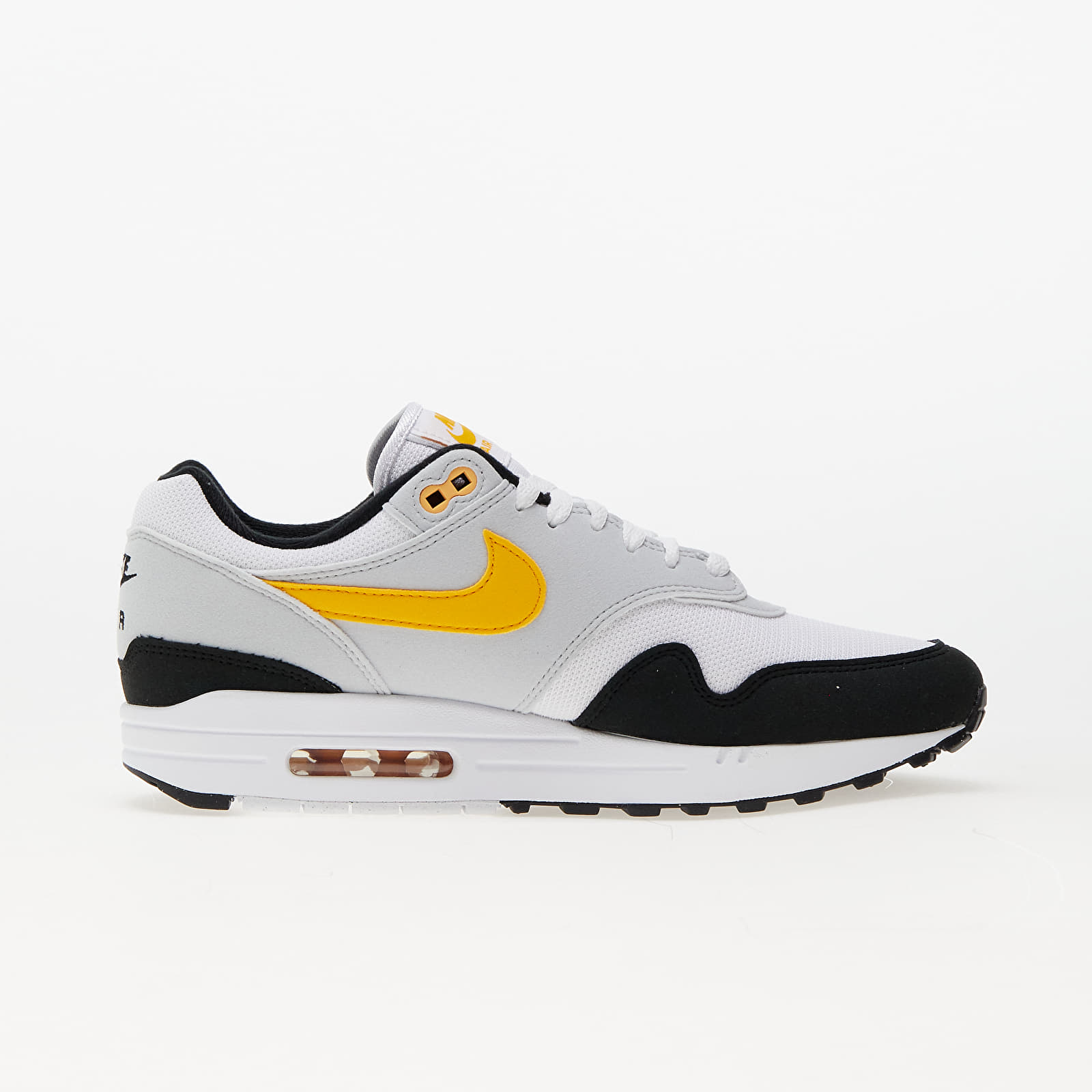 Încălțăminte și sneakerși pentru bărbați Nike Air Max 1 White/ University Gold-Black
