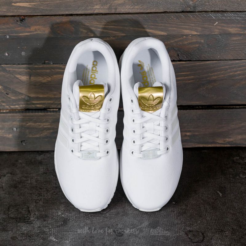 adidas ZX Flux W Ftw White/ Ftw White/ Gold Metallic | Footshop
