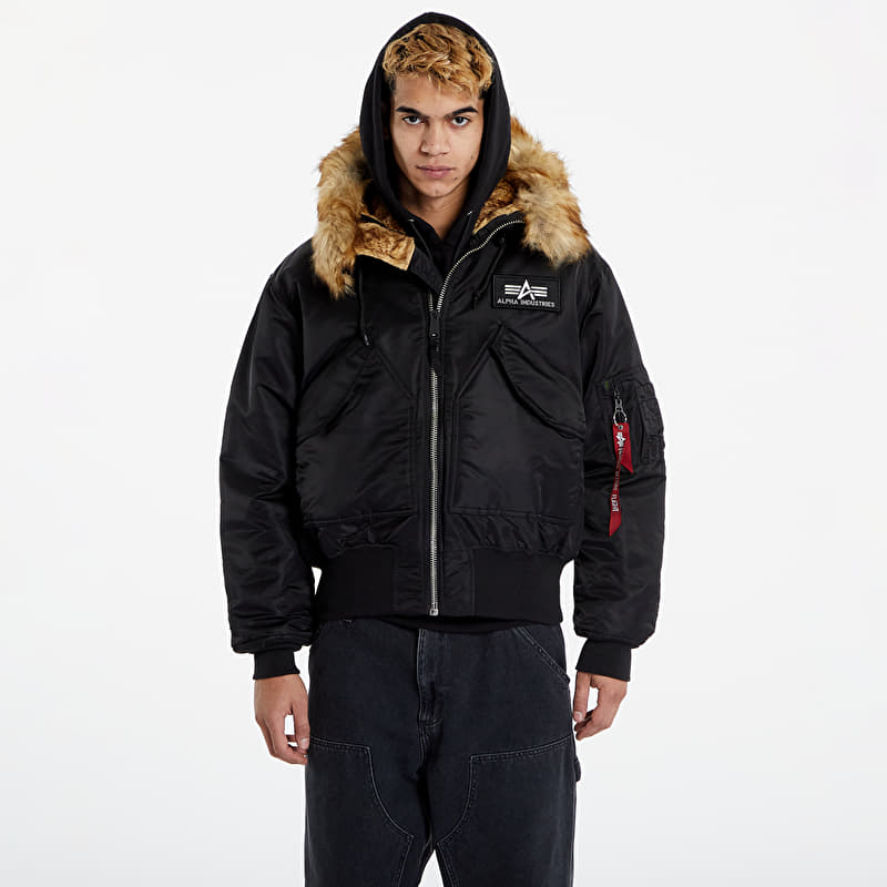 Bomberis Alpha Industries 45P Hooded Custom Black/ Reflective