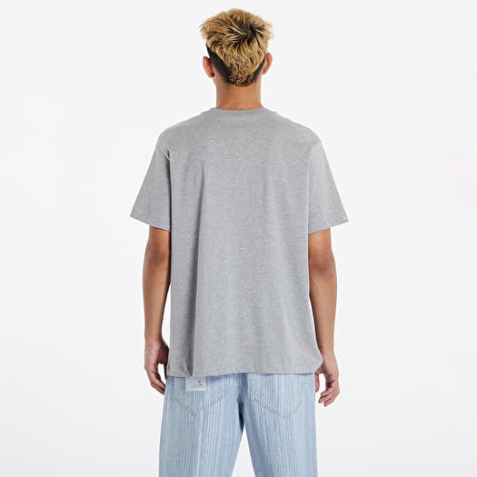 grey and white nike shirt
