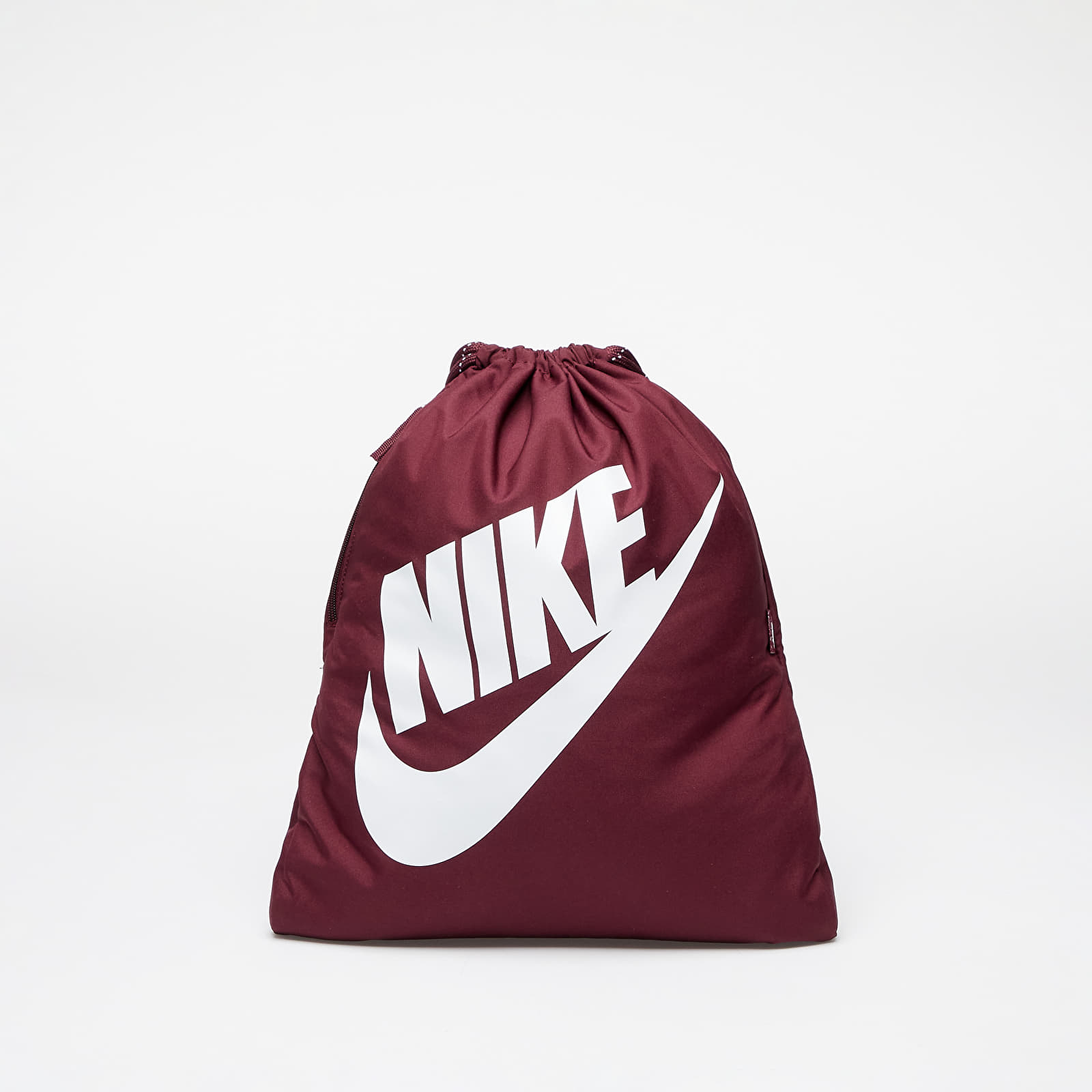 Nike Heritage Drawstring Bag Night Maroon/ White