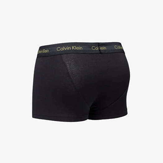 Bokserice Calvin Klein Cotton Stretch Low Rise Trunk 3 Pack Black