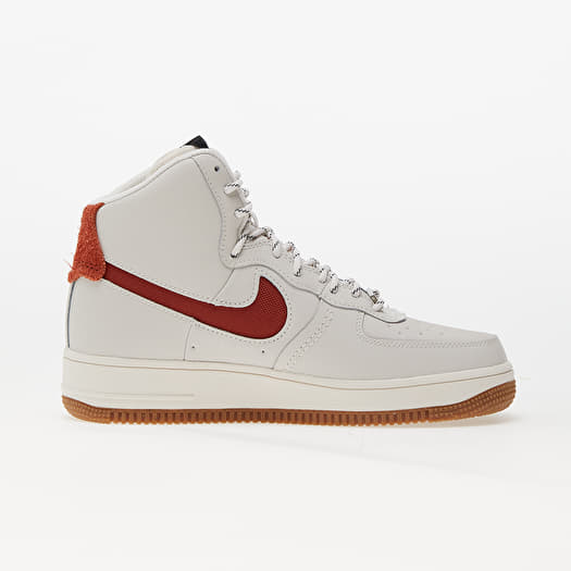 Orange air force ones high top discount