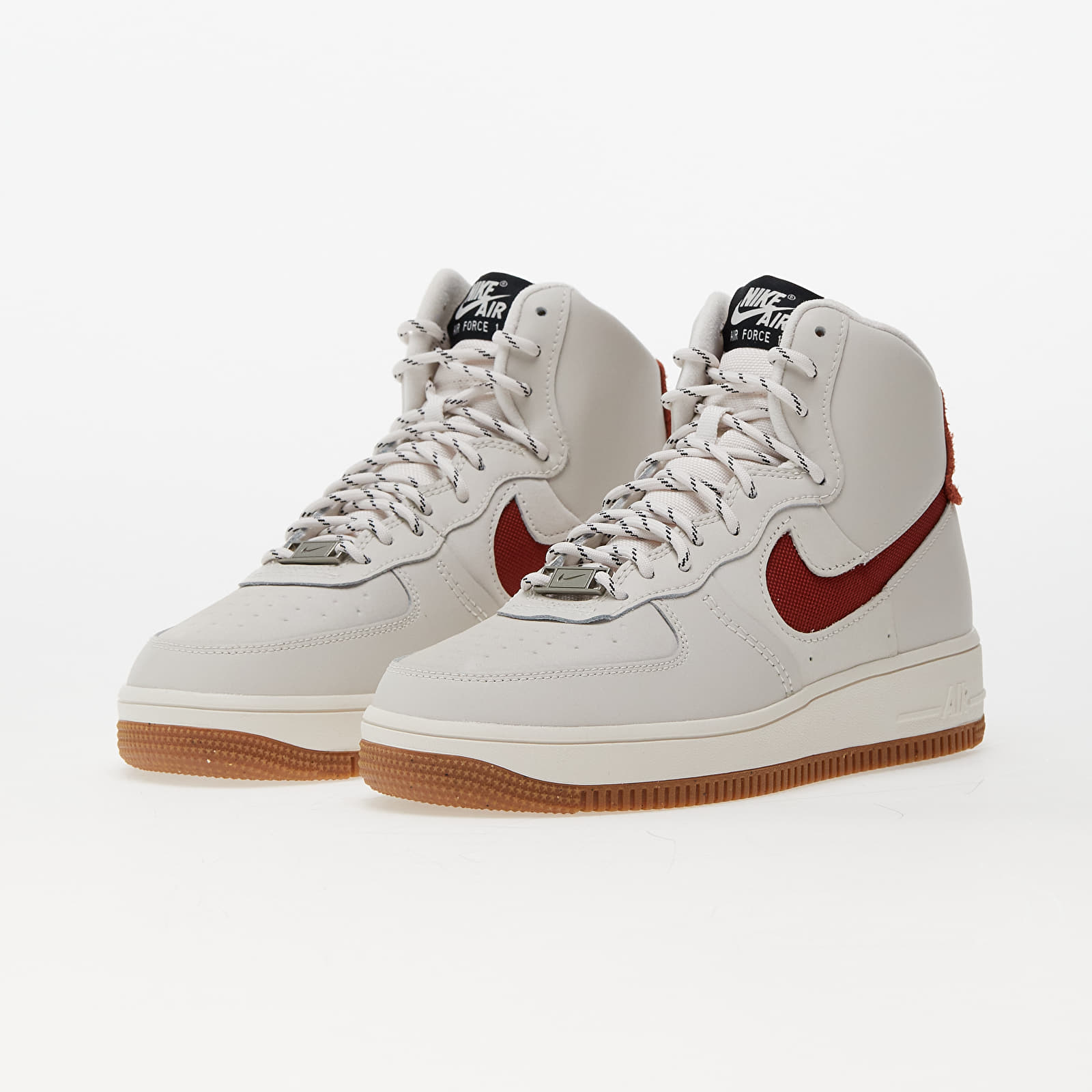 Women's shoes Nike W Air Force 1 Sculpt Wild Phantom/ Rugged Orange-Gum Med Brown
