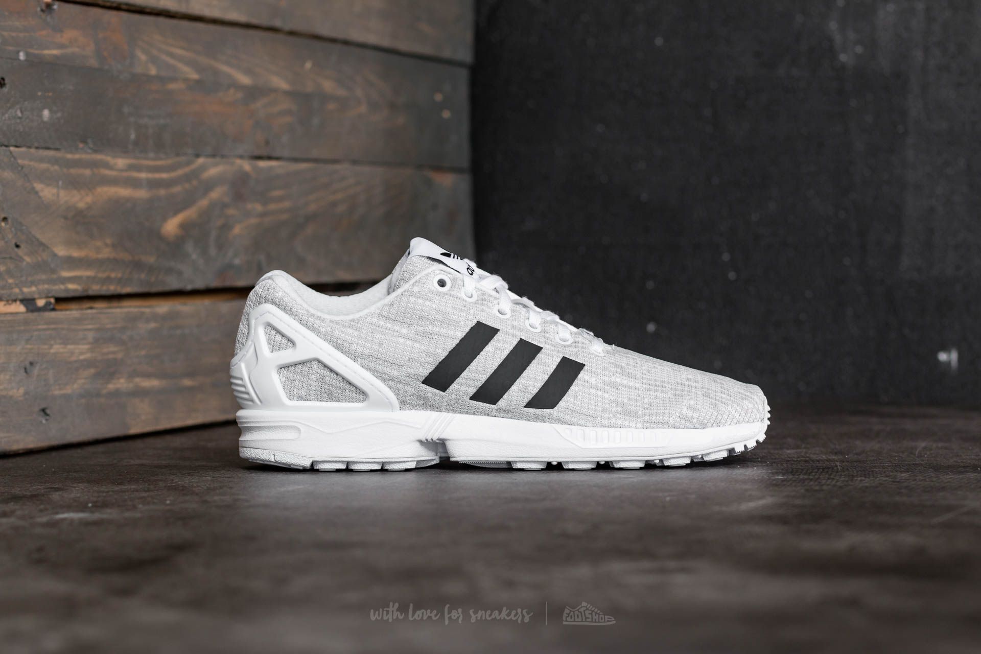 Men s shoes adidas ZX Flux Ftw White Core Black Grey One Footshop