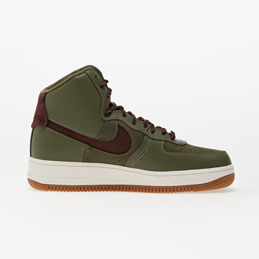 Air force 1 olive green high ankle shoes hot sale