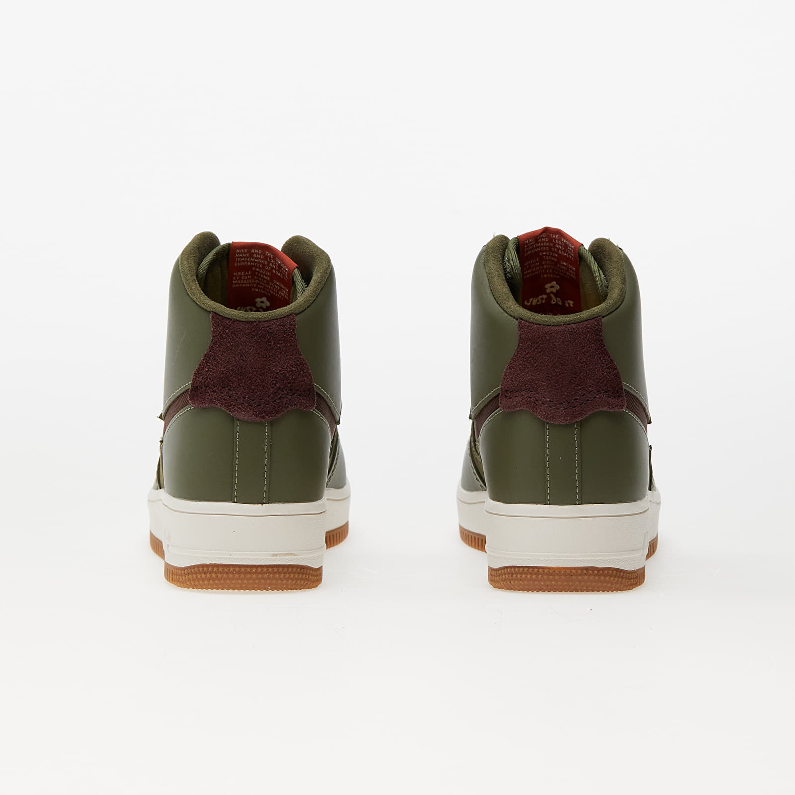 Încălțăminte și sneakerși pentru femei Nike W Air Force 1 Sculpt Wild Medium Olive/ Earth-Phantom-Gum Med Brown