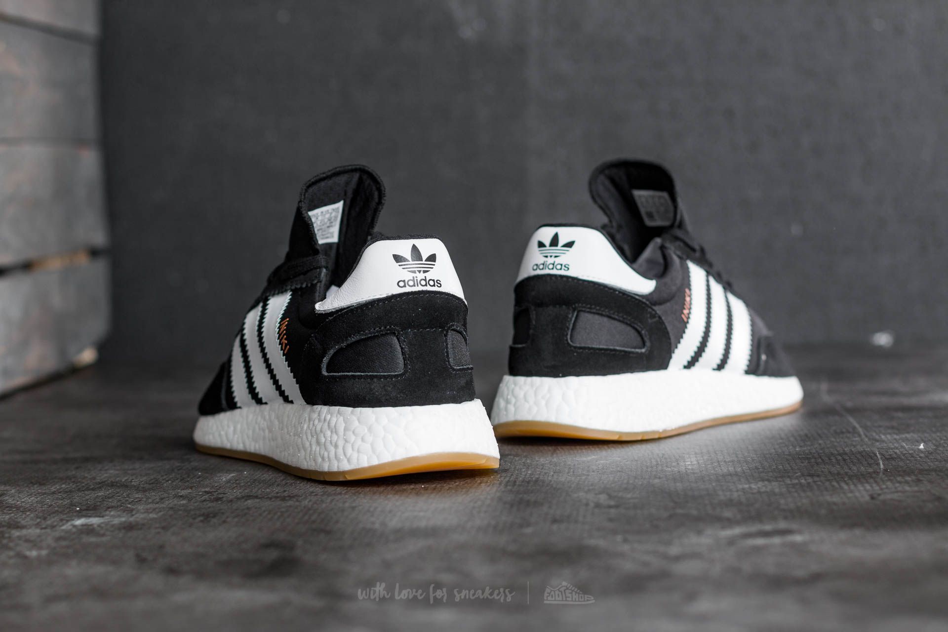 Men s shoes adidas Iniki Runner Core Black Footwear White Gum Footshop