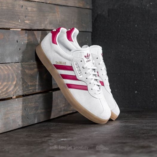 adidas Gazelle Super Grey One Mystery Ruby Gold Metalic Footshop