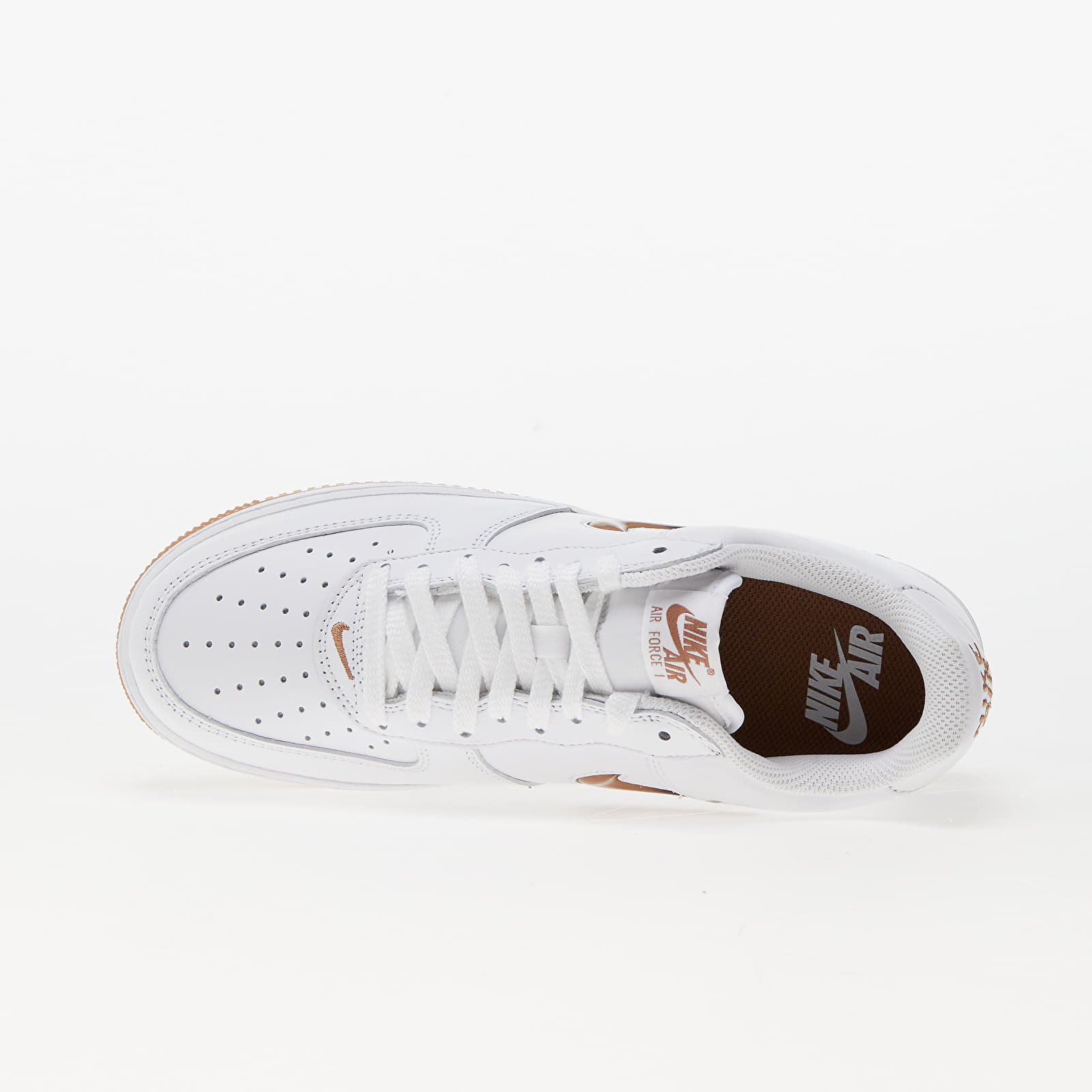 Männer Nike Air Force 1 Low Retro White/ Gum Med Brown