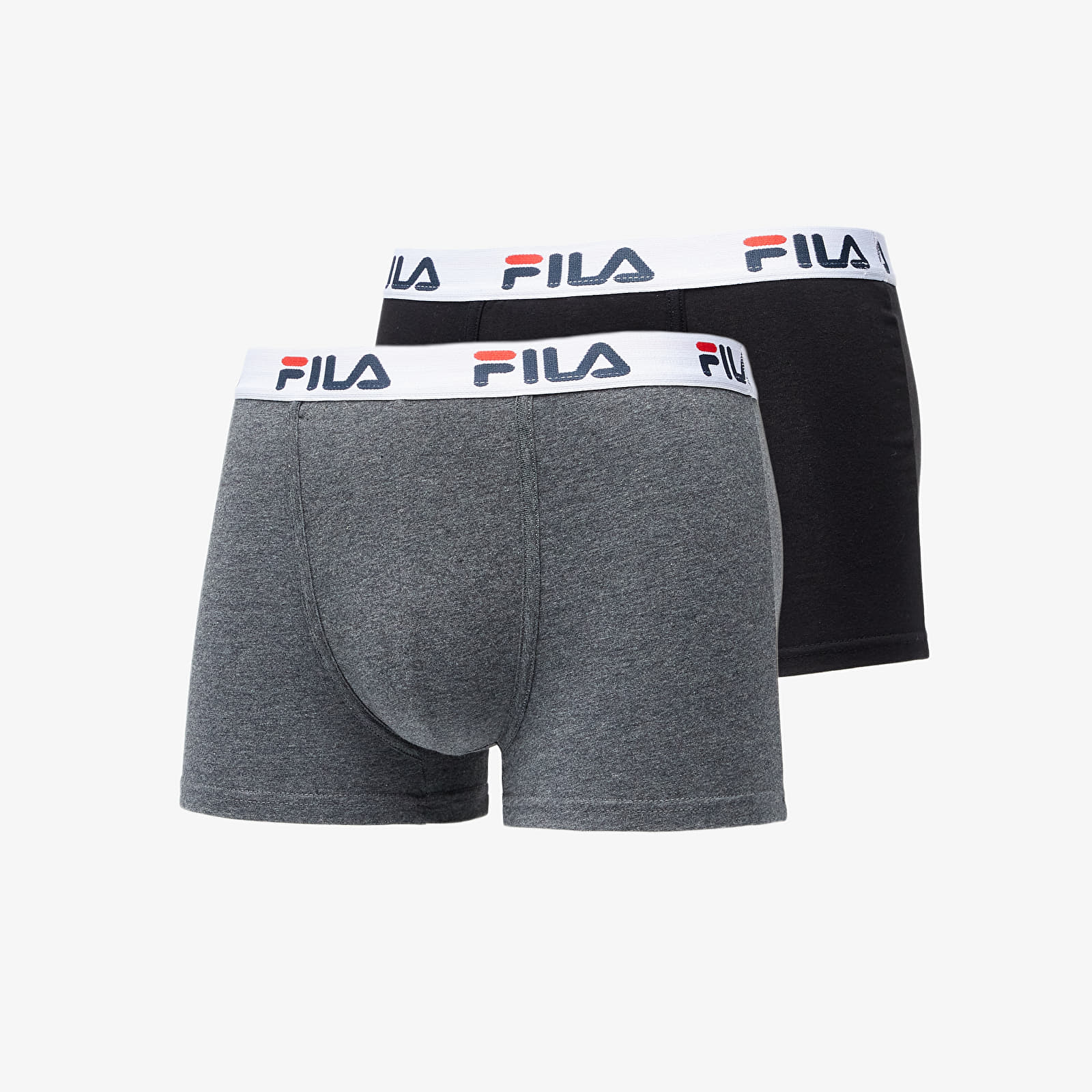 Boxer shorts FILA Man Boxers 2-Pack Black/ Anthracite