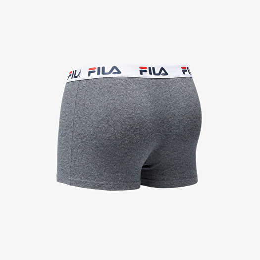 Boxer shorts FILA Man Boxers 2-Pack Black/ Anthracite