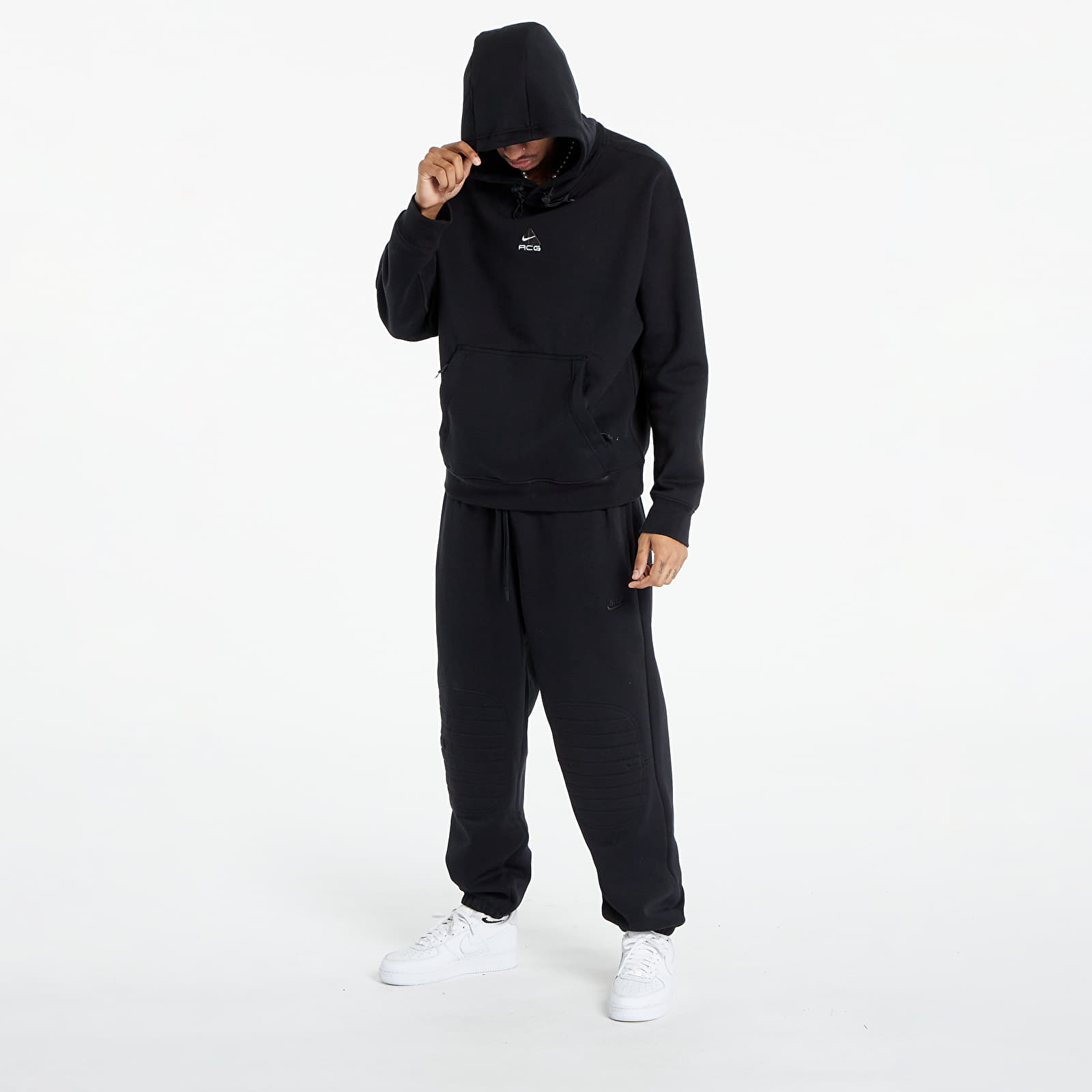 Nike therma fit hoodie black and grey shop