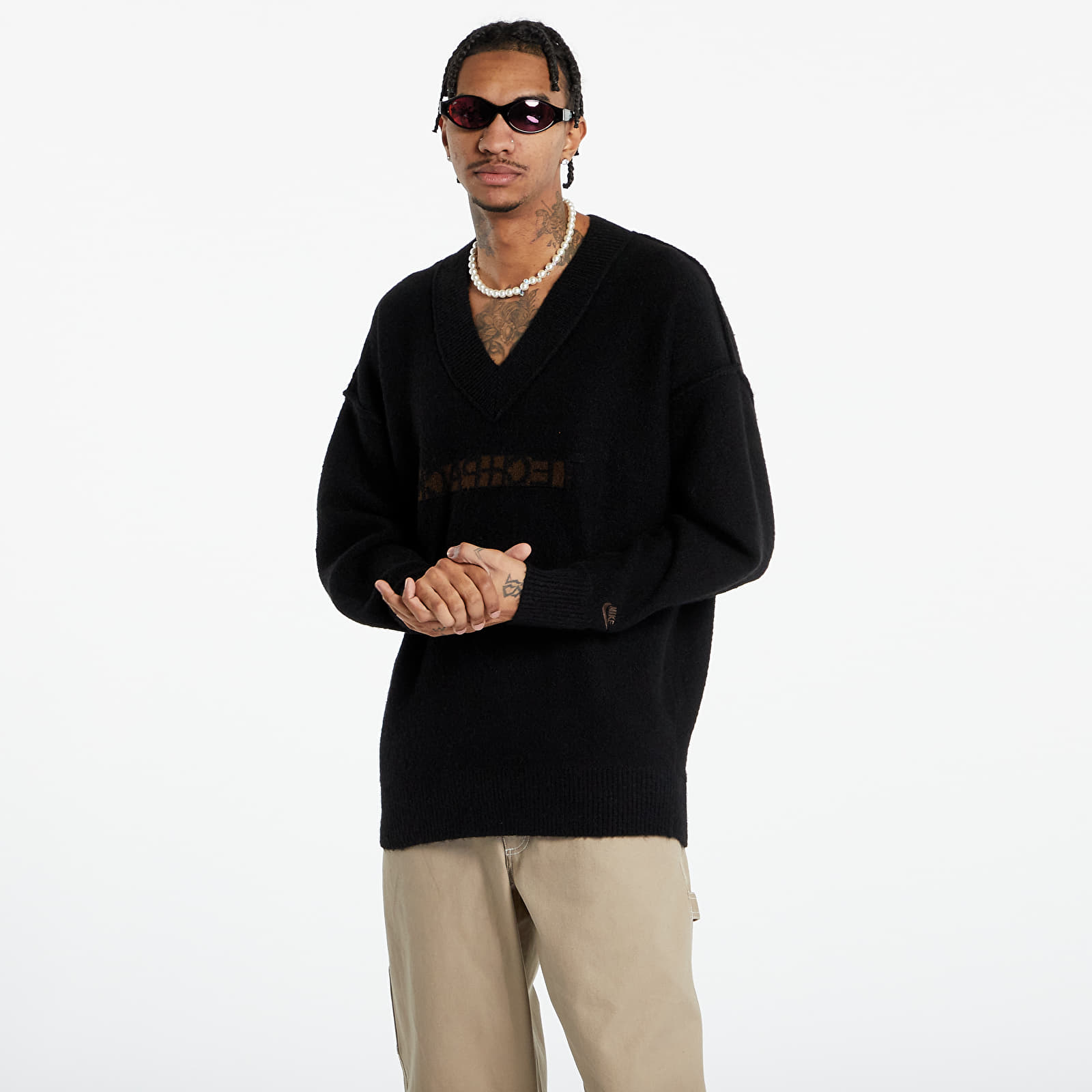Swetry Nike Sportswear Tech Pack Knit Sweater Black