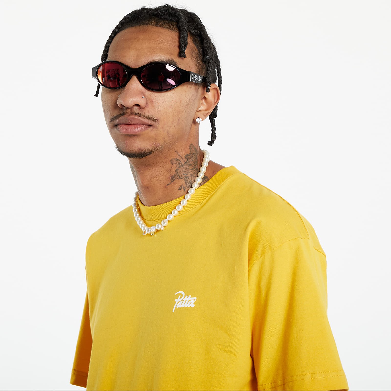 T-shirts Patta Animal T-Shirt Old Gold