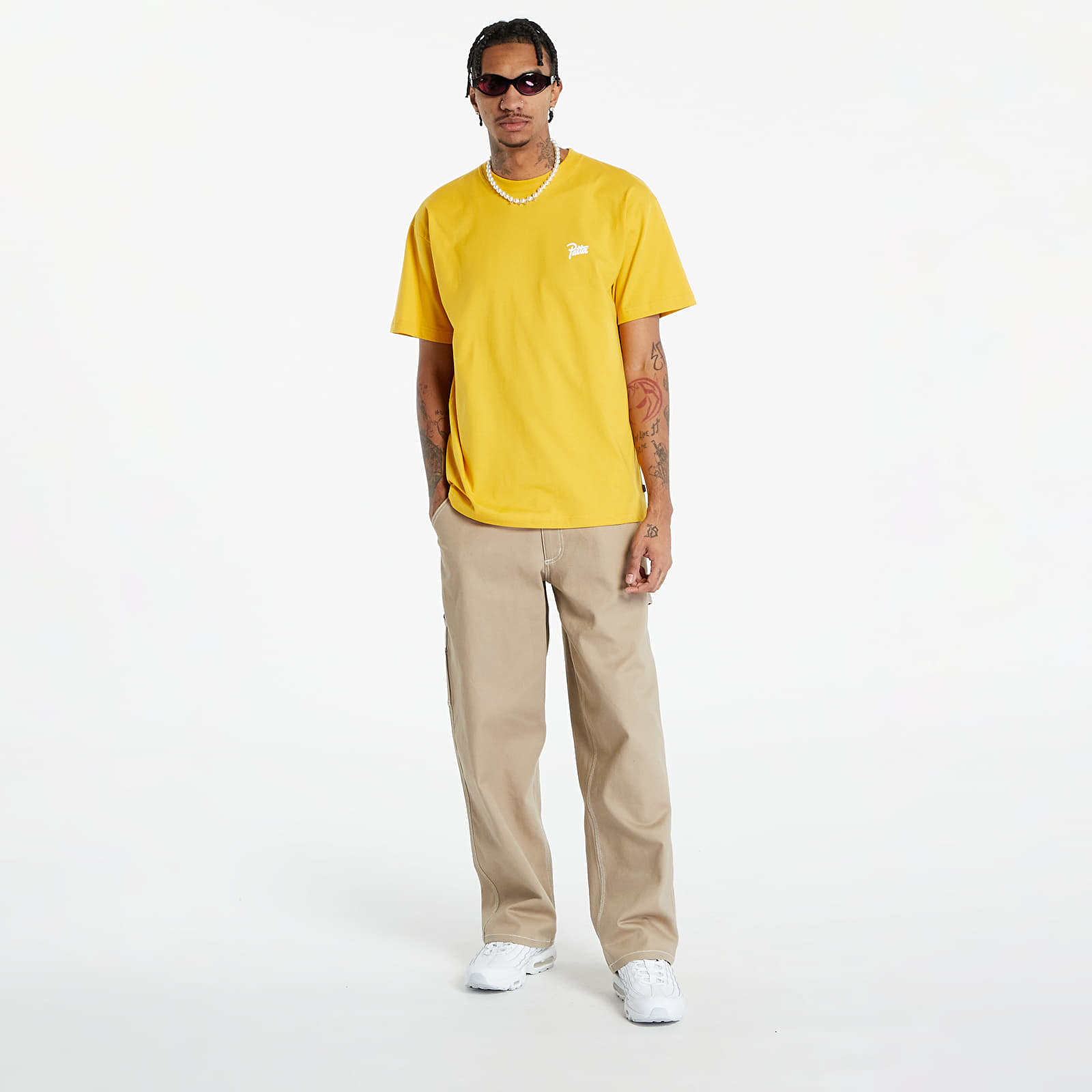 T-shirts Patta Animal T-Shirt Old Gold
