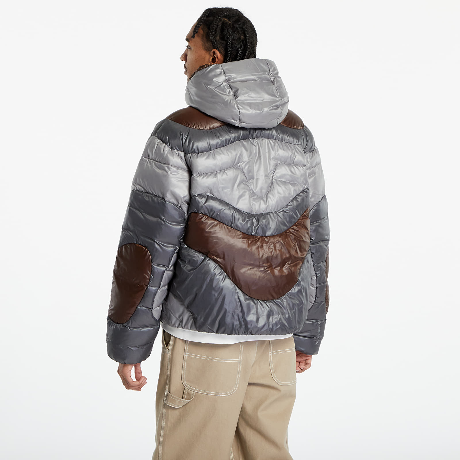 Geci Nike Sportswear Tech Pack Therma-FIT ADV Oversized Hooded Jacket ﻿Flat Pewter/ Iron Grey