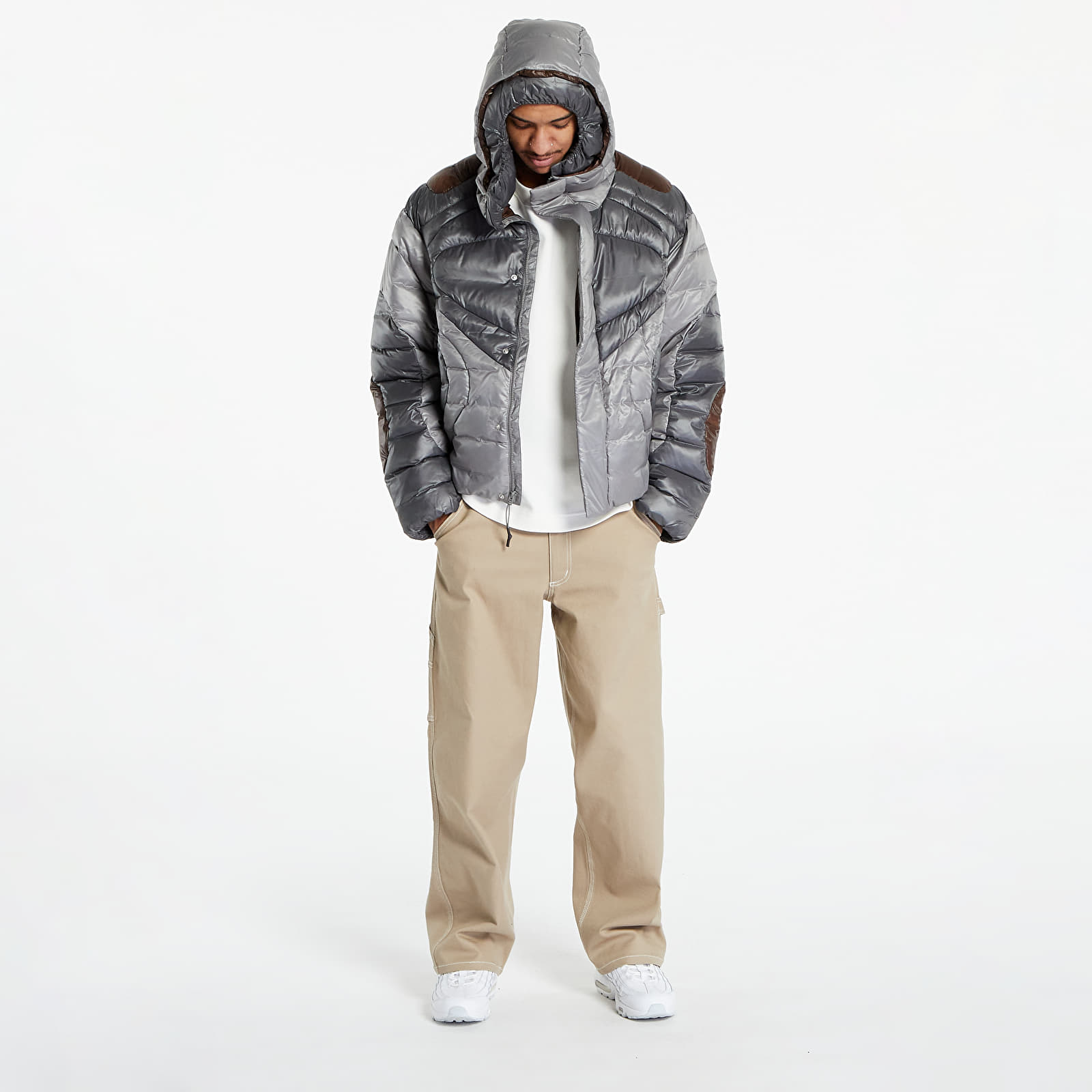 Geci Nike Sportswear Tech Pack Therma-FIT ADV Oversized Hooded Jacket ﻿Flat Pewter/ Iron Grey