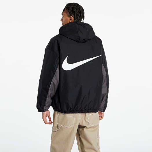 Μπουφάν Nike ﻿Sportswear Solo Swoosh Puffer Jacket ﻿Black/ White | Footshop