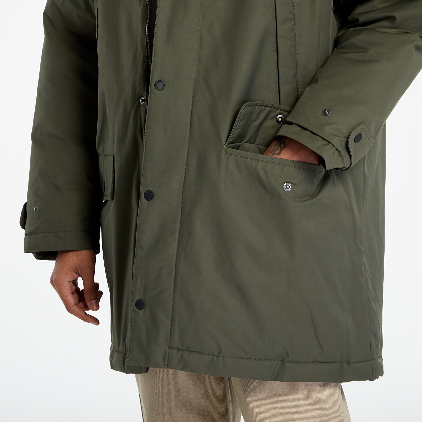 Parka kabát Nike Life Men's Insulated Parka Cargo Khaki/ Cargo Khaki