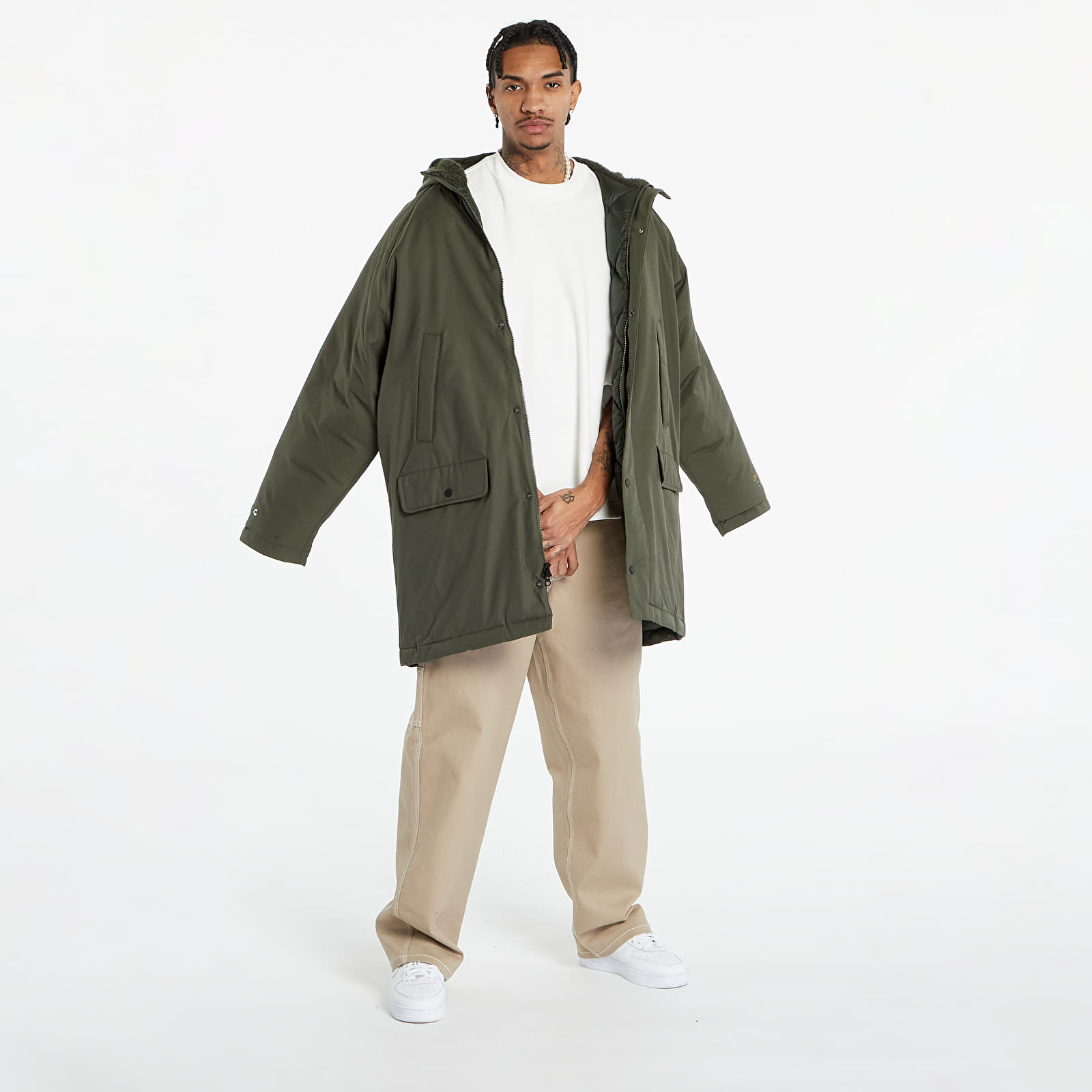 Parka Coats Nike Life Men s Insulated Parka Cargo Khaki Cargo