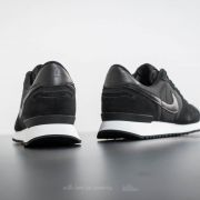 Nike air vortex top leather trainers in black