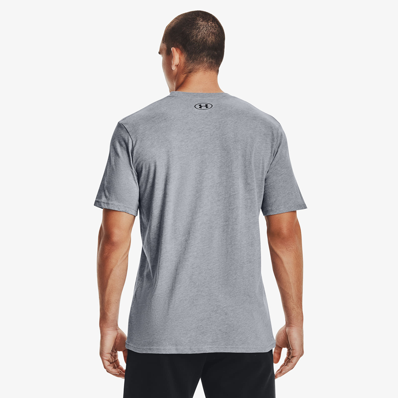 T-shirts Under Armour Sportstyle Lc SS Steel Light Heather/ Black