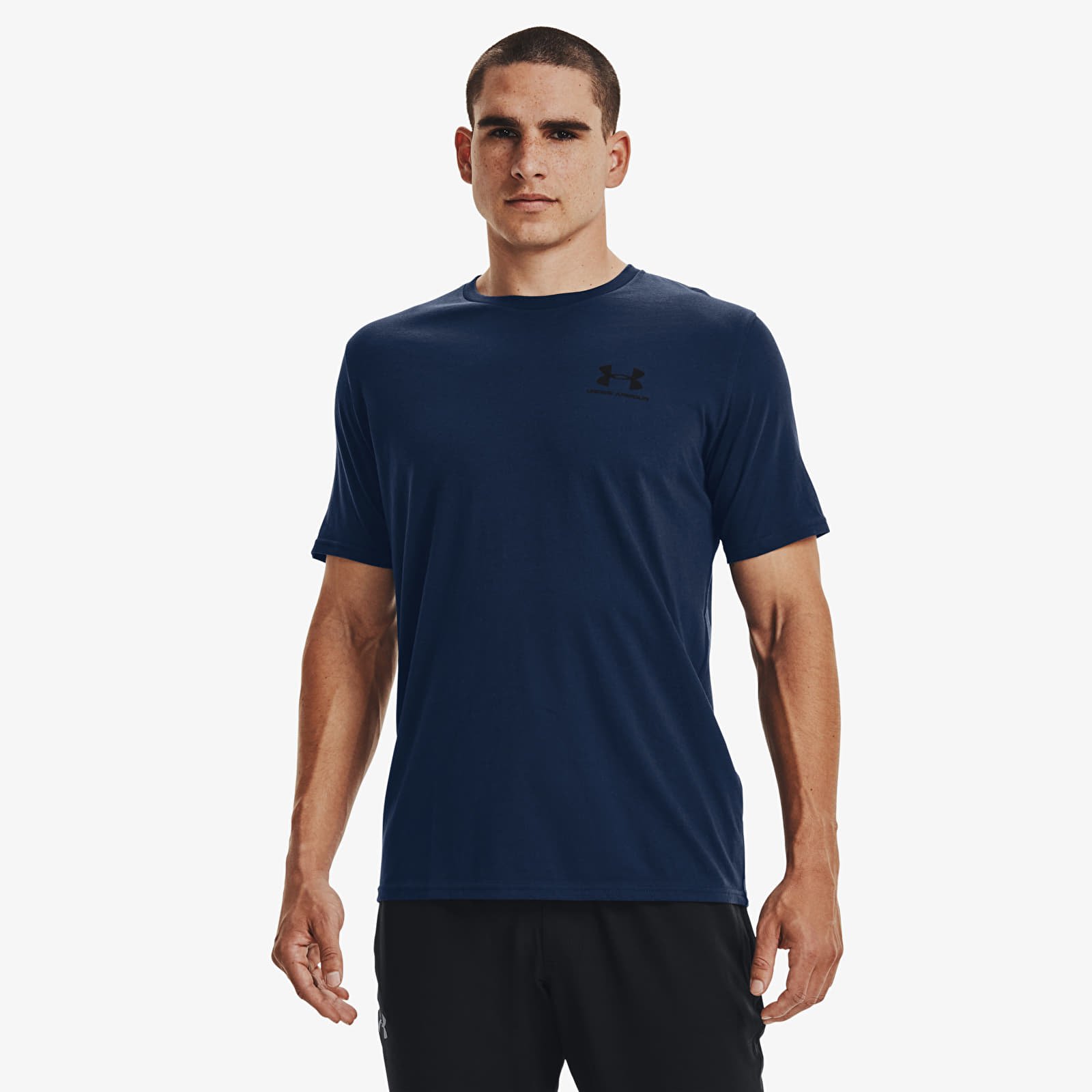 T-shirts Under Armour Sportstyle Lc SS Academy/ Black